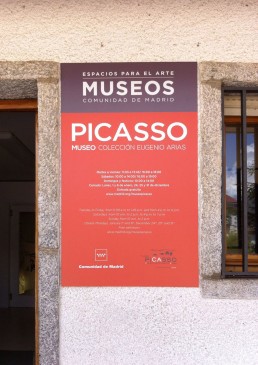 Espacios del Arte. Placa Picasso.