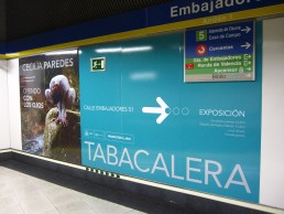 Tabacalera Promoción del Arte. Anuncio para Metro.Cecilia Paredes.